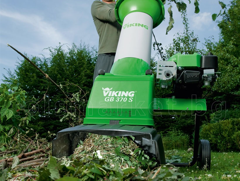 Моторна дробилка клонотрошачка VIKING GB 370 S 